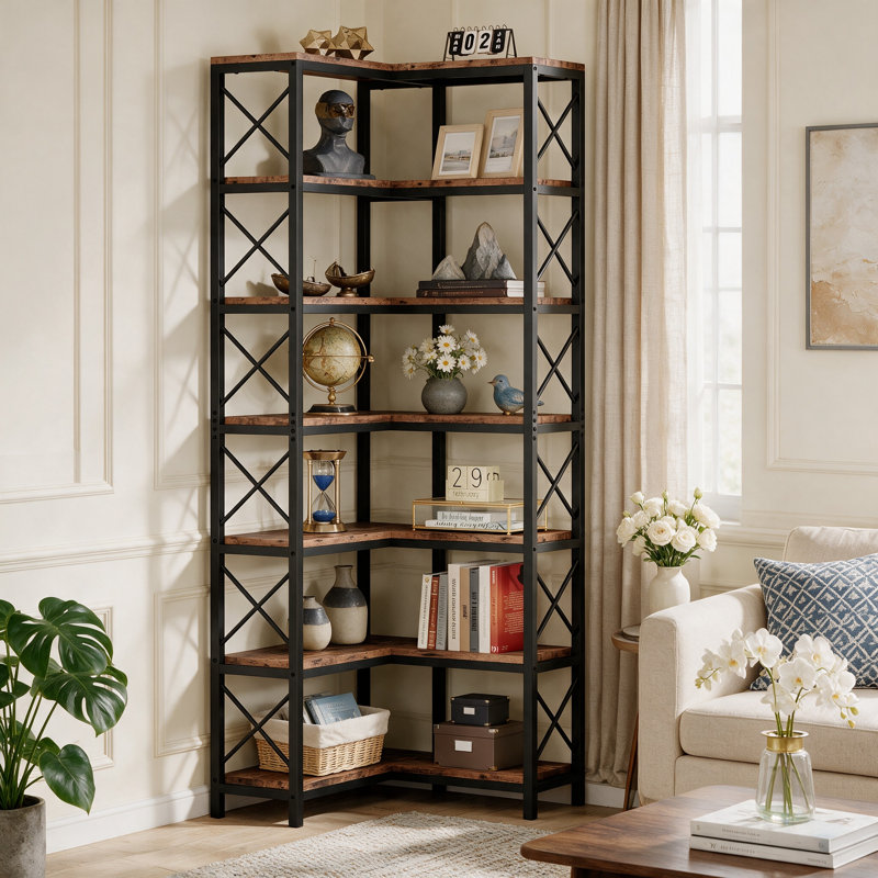 Trent Austin Design® Zukowski Corner Bookcase & Reviews | Wayfair